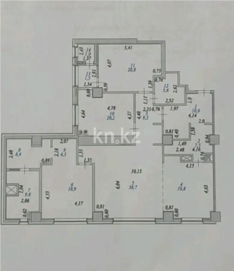 Продажа 4-комнатной квартиры, 176 м², ул. Байтурсынова, дом  9 блок F2 - Продажа  четырехкомнатных квартир в новостройках Астаны без посредников с фото фото 1 из 1