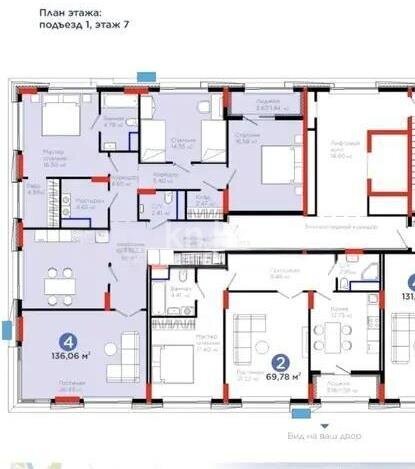Продажа 4-комнатной квартиры, 136.6 м² в Астане
