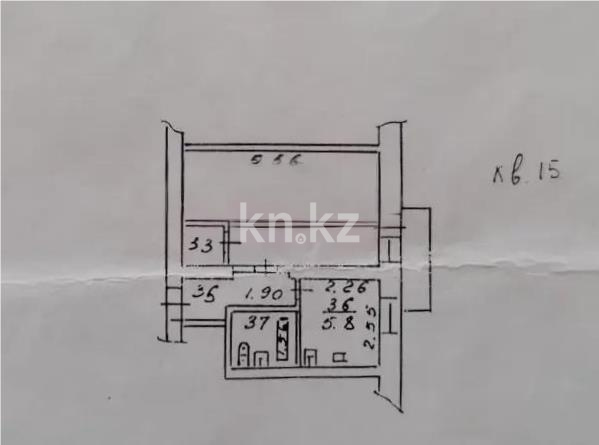 Продажа 1-комнатной квартиры, 30 м² - Продажа недвижимости в Алматы - страница 2 фото 3 из 3