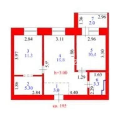 Продажа 2-комнатной квартиры, 57 м², ул. Айтматова, дом  62 - Продажа квартир в Астане с фото фото 1 из 1