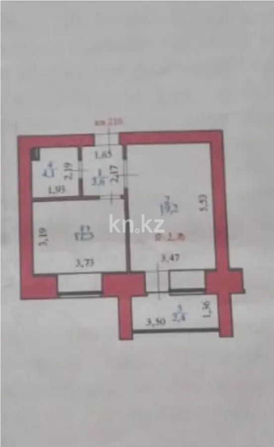 Продажа 1-комнатной квартиры, 41.2 м², пр. Тлендиева, дом  36 в Астане - фото 4
