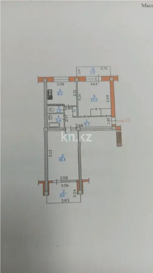 Продажа 2-комнатной квартиры, 61.6 м² - Недвижимость в Казахстане - страница 22 фото 6 из 6