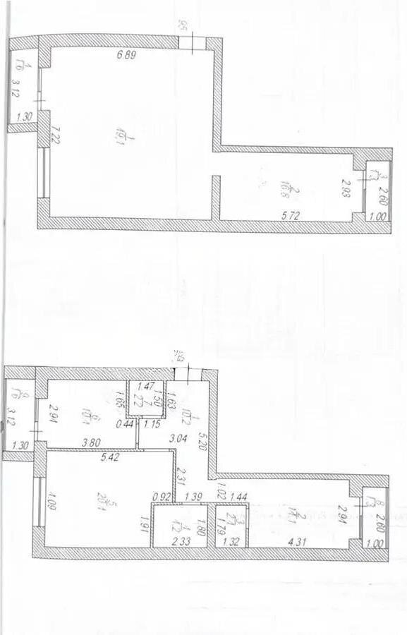 Продажа 2-комнатной квартиры, 68 м² в Караганде