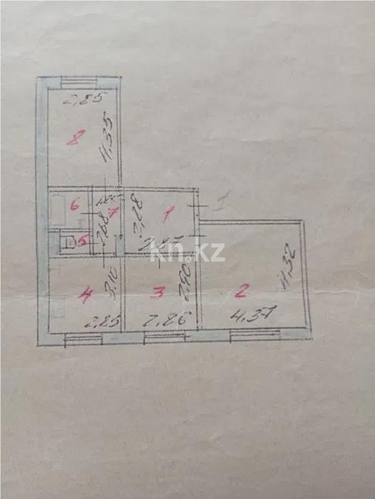 Продажа 3-комнатной квартиры, 64 м², ул. Чернышевского, дом  118 - Продажа квартир в Темиртау без посредников фото 8 из 8