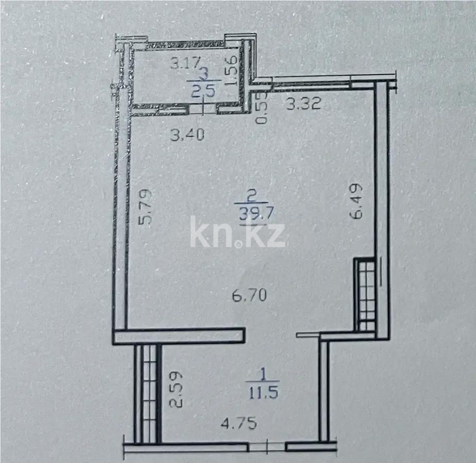 Продажа 2-комнатной квартиры, 53.7 м² - Продажа квартир в Алматы - страница 10 фото 1 из 1