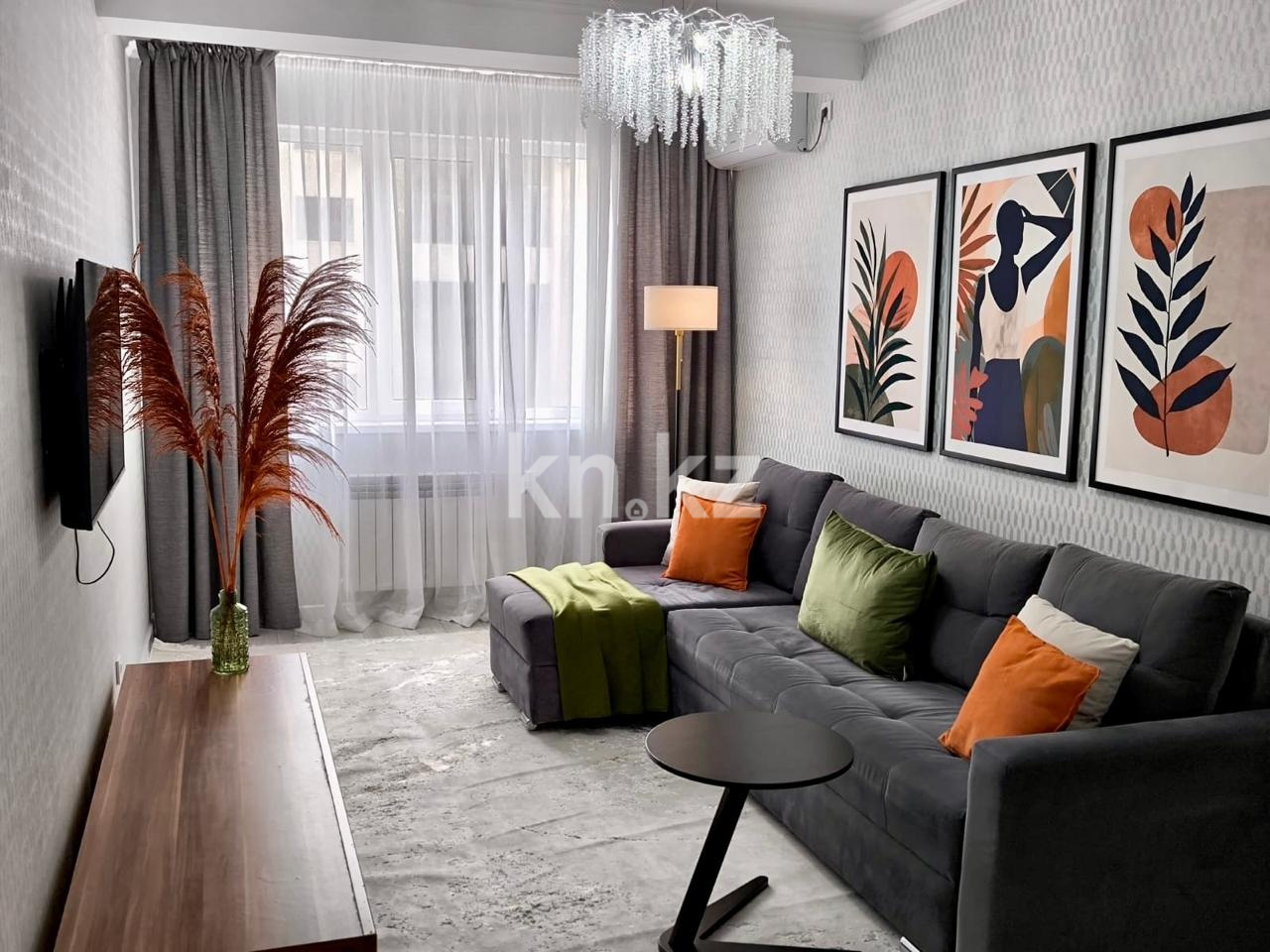 Аренда 1-комнатной квартиры, 39 м² - Аренда квартир помесячно в Алматы фото 2 из 7