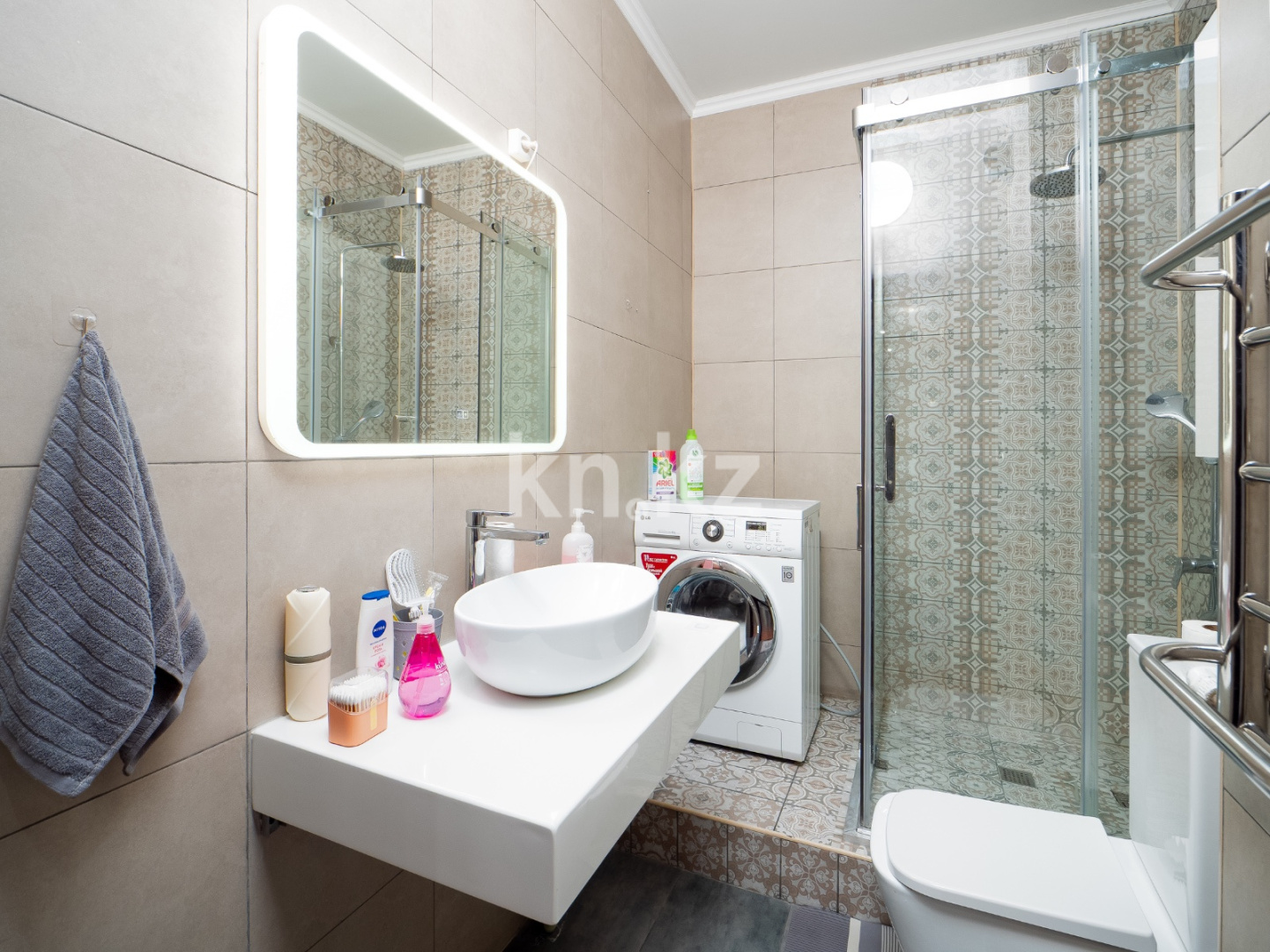 Аренда 2-комнатной квартиры посуточно, 70 м², ул. Навои, дом  208 - ул. Торайгырова - Аренда  двухкомнатных квартир посуточно в Алматы фото 13 из 17