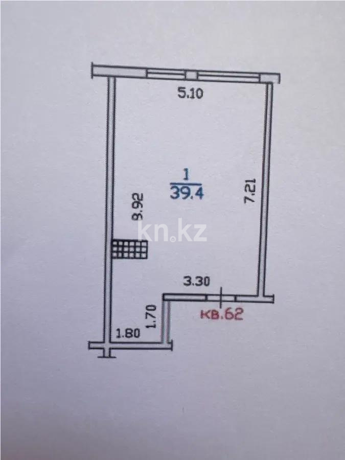 Продажа 2-комнатной квартиры, 39.4 м² - Продажа недвижимости в Казахстане - страница 7 фото 1 из 1