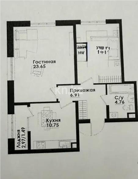 Продажа 2-комнатной квартиры, 63 м² - Продажа квартир в Казахстане - страница 30 фото 1 из 1