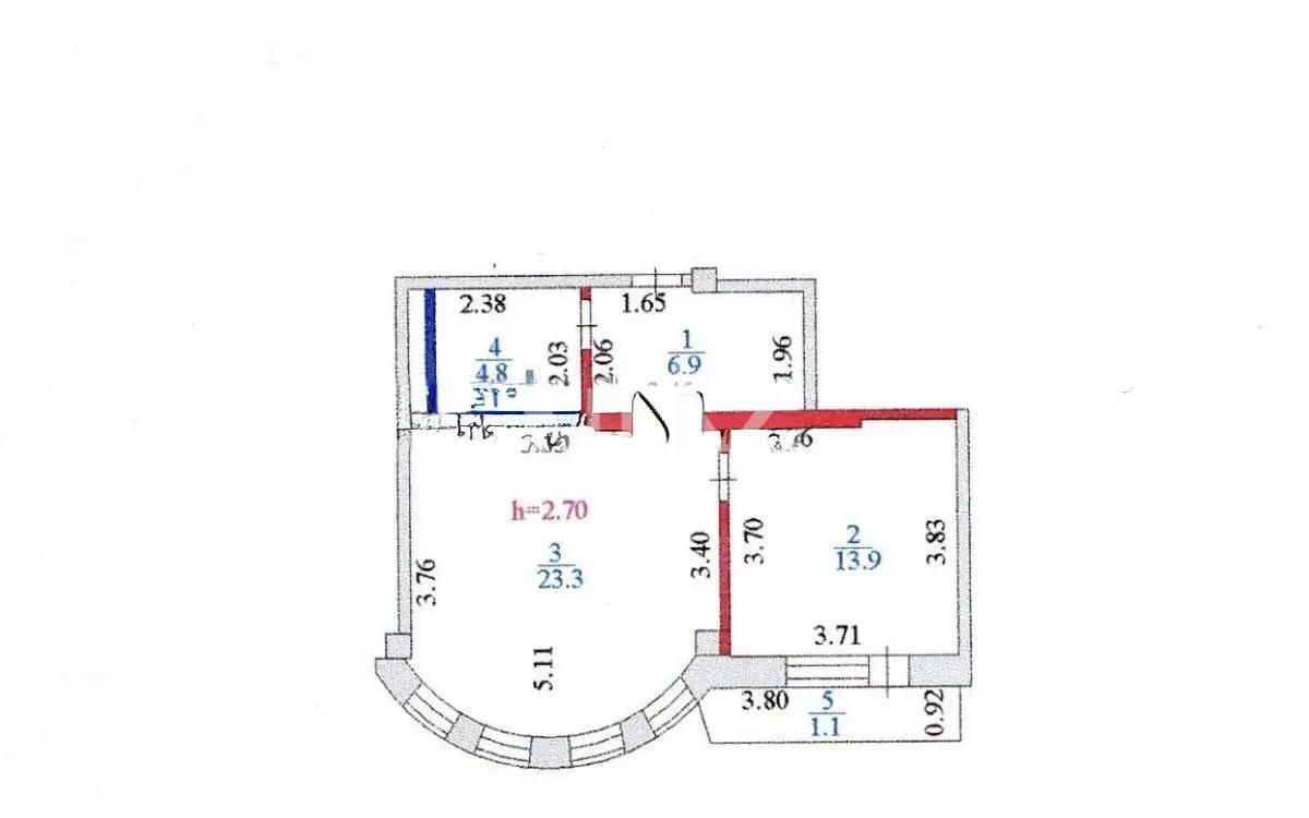 Продажа 1-комнатной квартиры, 48.9 м² - Продажа недвижимости в Казахстане - страница 16 фото 1 из 1