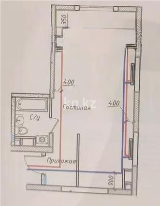 Продажа 1-комнатной квартиры, 42 м² в Алматы - фото 2