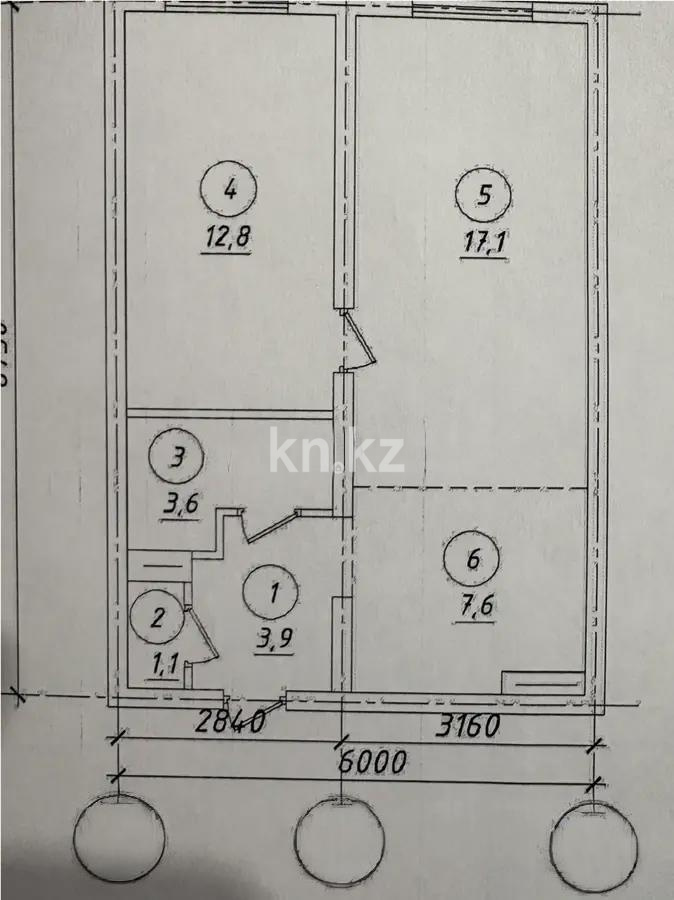 Продажа 2-комнатной квартиры, 46.1 м² в Алматы - фото 5