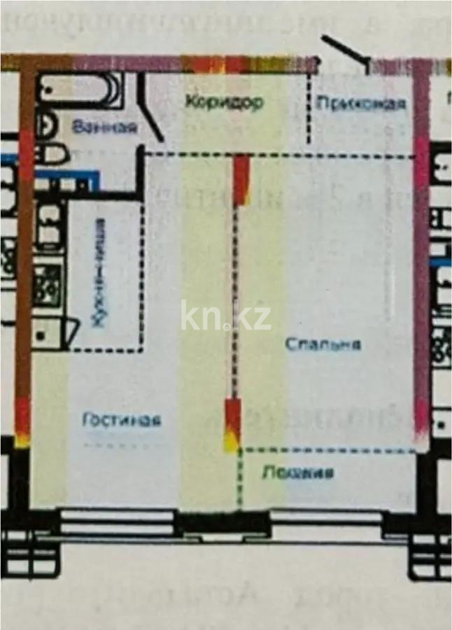 Продажа 2-комнатной квартиры, 58 м² в Астане - фото 2
