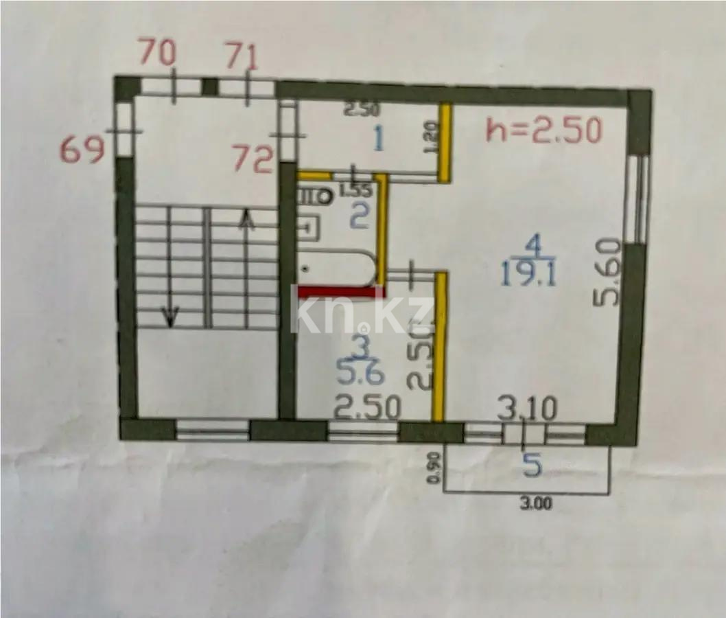 Продажа 1-комнатной квартиры, 31 м², ул. Сакена Сейфуллина, дом  33 - Продажа квартир в Абае фото 1 из 1