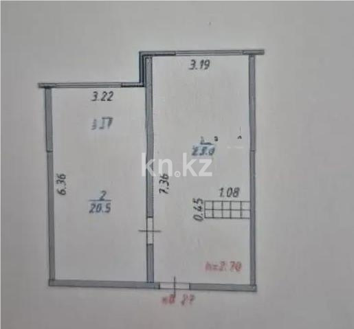 Продажа 2-комнатной квартиры, 43.5 м² - Продажа двухкомнатных квартир от собственников в Алматы фото 1 из 1