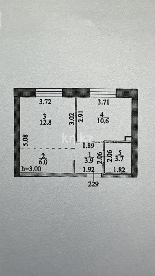 Продажа 2-комнатной квартиры, 37 м², ул. Айтматова, дом  77/10 - Продажа квартир в новостройках Астаны фото 5 из 5