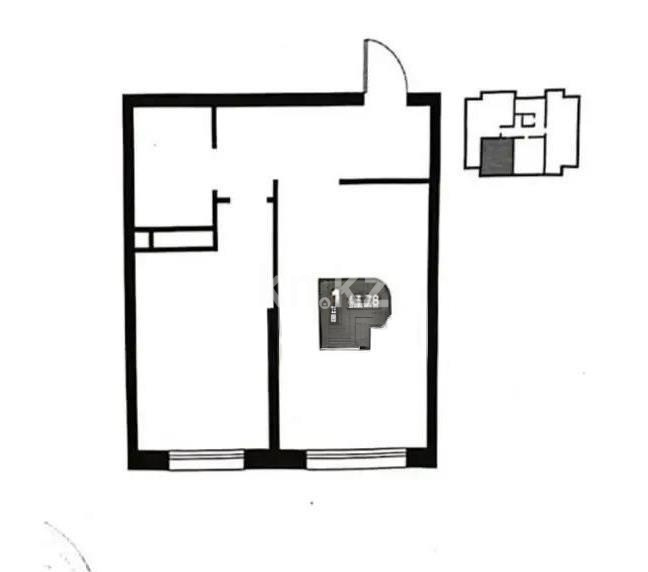 Продажа 1-комнатной квартиры, 43.78 м², пр. Рыскулова, дом  1 стр - Продажа  однокомнатных квартир в новостройках Алматы фото 1 из 1