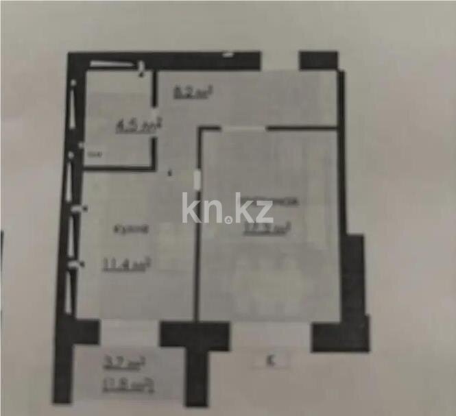 Продажа 2-комнатной квартиры, 45 м² в Караганде