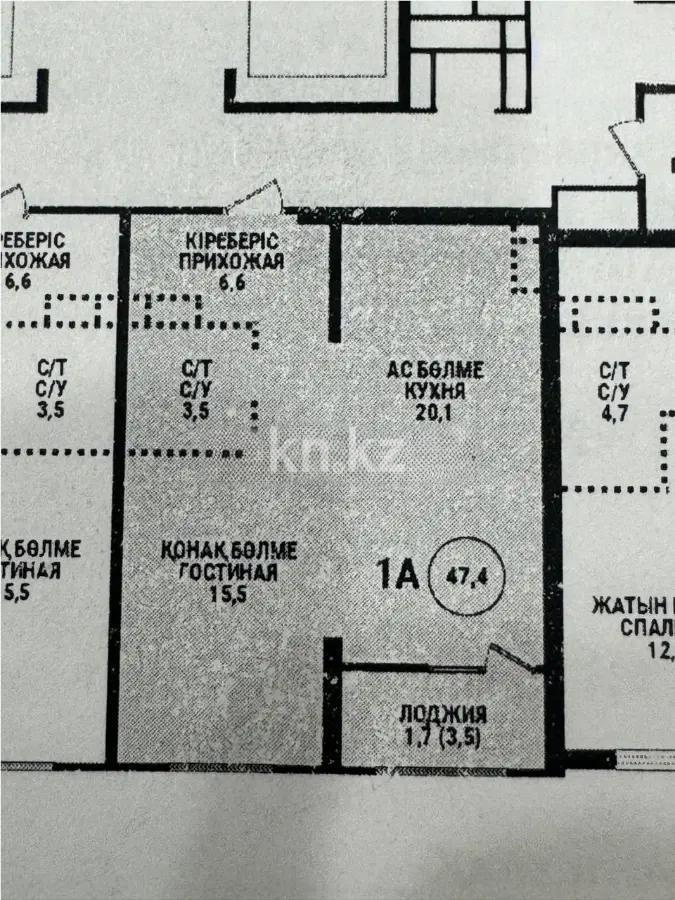 Продажа 2-комнатной квартиры, 48 м² - Аренда квартир помесячно в Актау фото 1 из 1