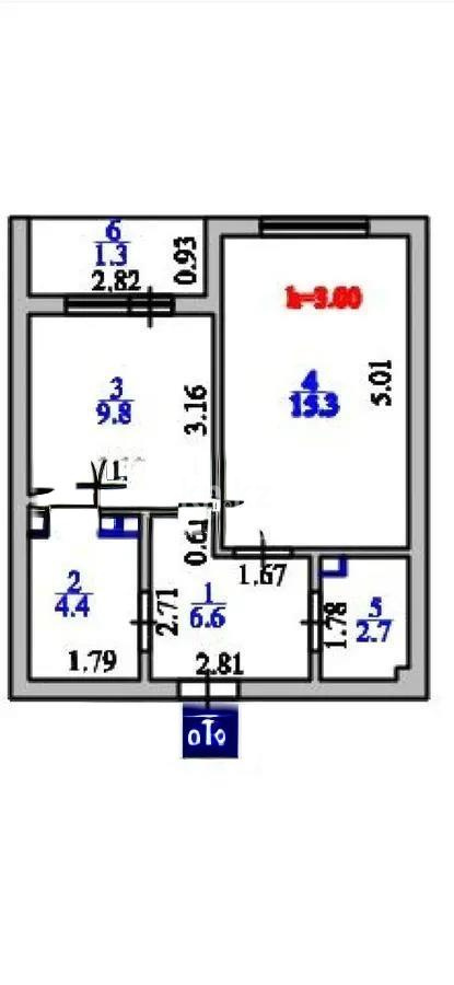 Продажа 1-комнатной квартиры, 40 м², ул. Бухар жырау, дом  32/1 - Продажа квартир в Казахстане фото 6 из 6