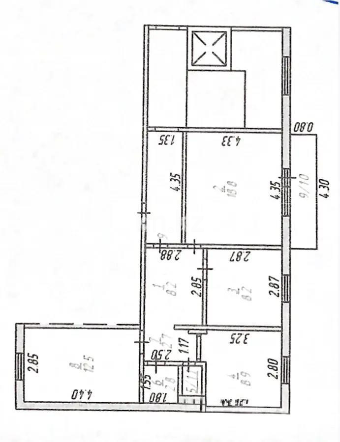 Продажа 3-комнатной квартиры, 64 м², пр. Мира, дом  110б в Темиртау - фото 8