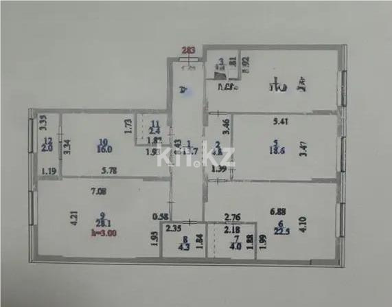 Продажа 4-комнатной квартиры, 139 м², ул. Бухар жырау, дом  12/2 - Продажа  четырехкомнатных квартир в Астане фото 1 из 1