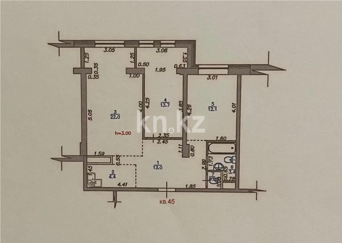 Продажа 2-комнатной квартиры, 70 м², ул. Байтурсынова, дом  179/5 в Алматы - фото 7