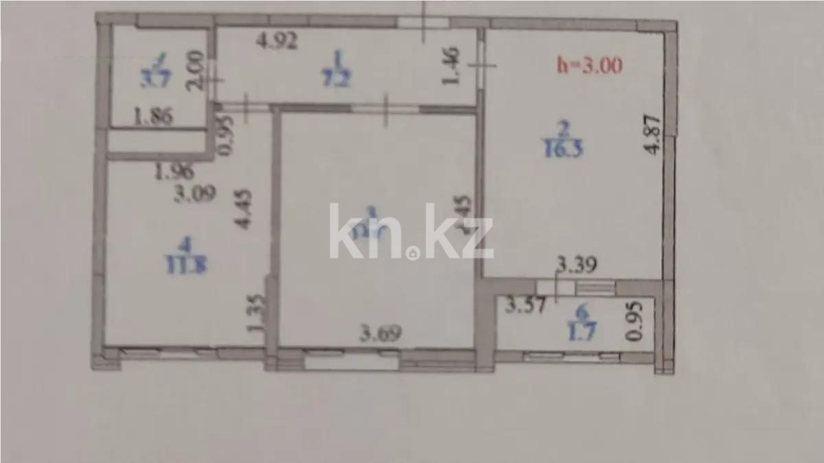Продажа 2-комнатной квартиры, 57.3 м² в Астане - фото 6