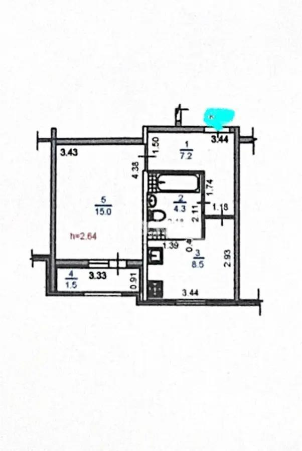 Продажа 1-комнатной квартиры, 36.5 м² - Продажа квартир в Алматы - страница 6 фото 4 из 4