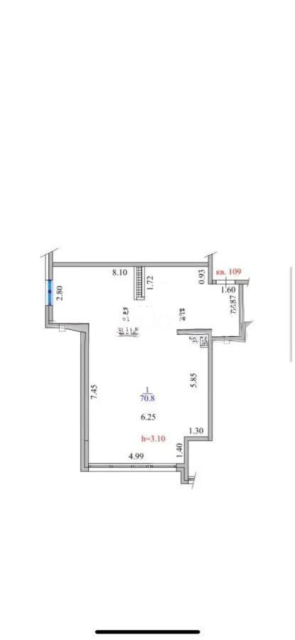 Продажа 2-комнатной квартиры, 70.8 м², ул. Илтипат, дом  45/1 - Продажа  двухкомнатных квартир в Алматы с фото фото 1 из 1