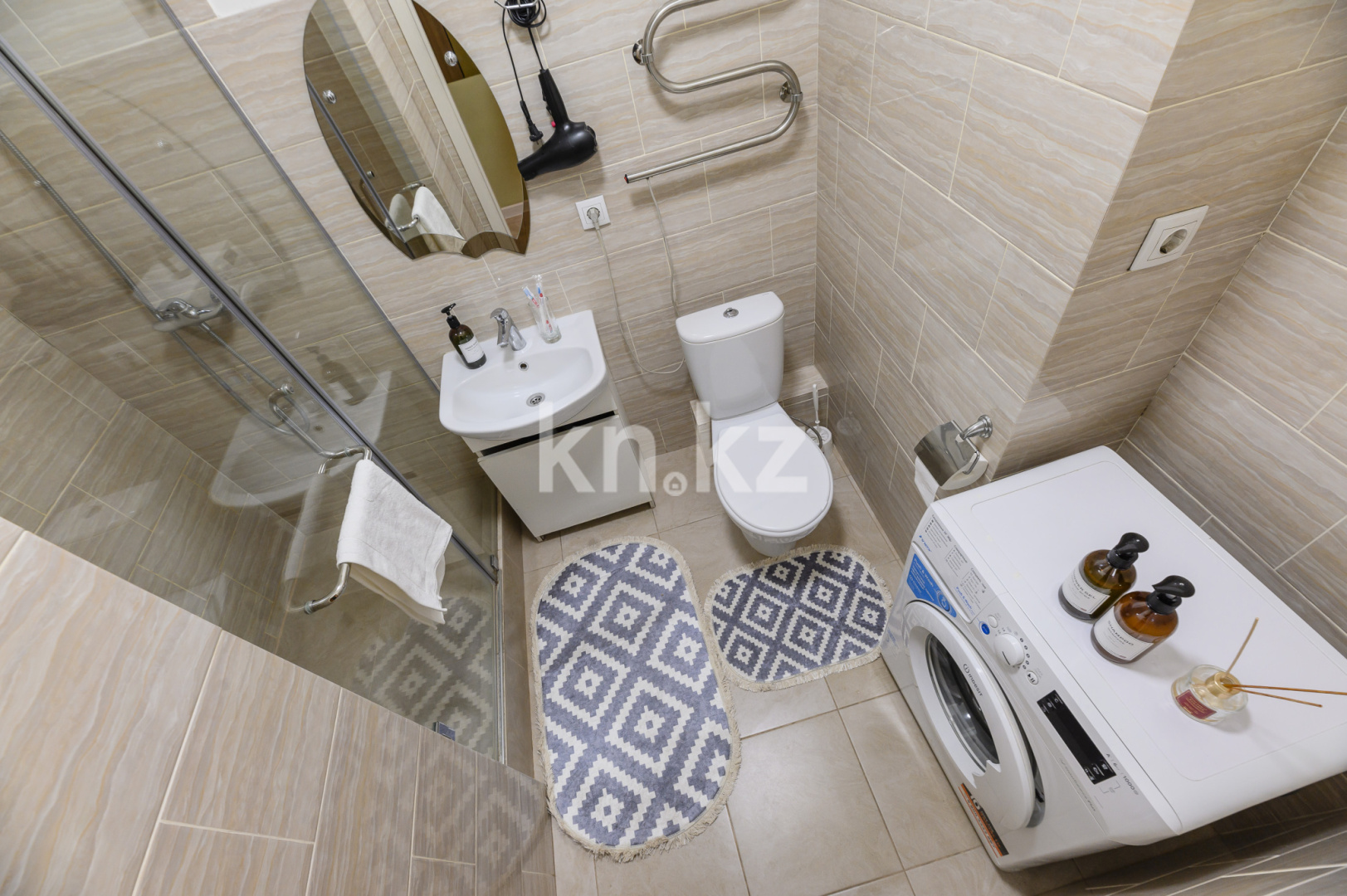 Аренда 1-комнатной квартиры посуточно, 45 м² - Аренда однокомнатных квартир посуточно в Алматы фото 12 из 16