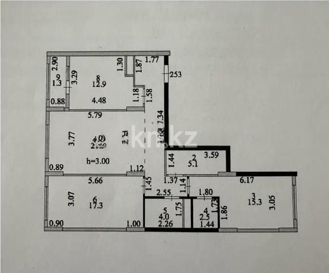 Продажа 3-комнатной квартиры, 93 м² в Астане - фото 7