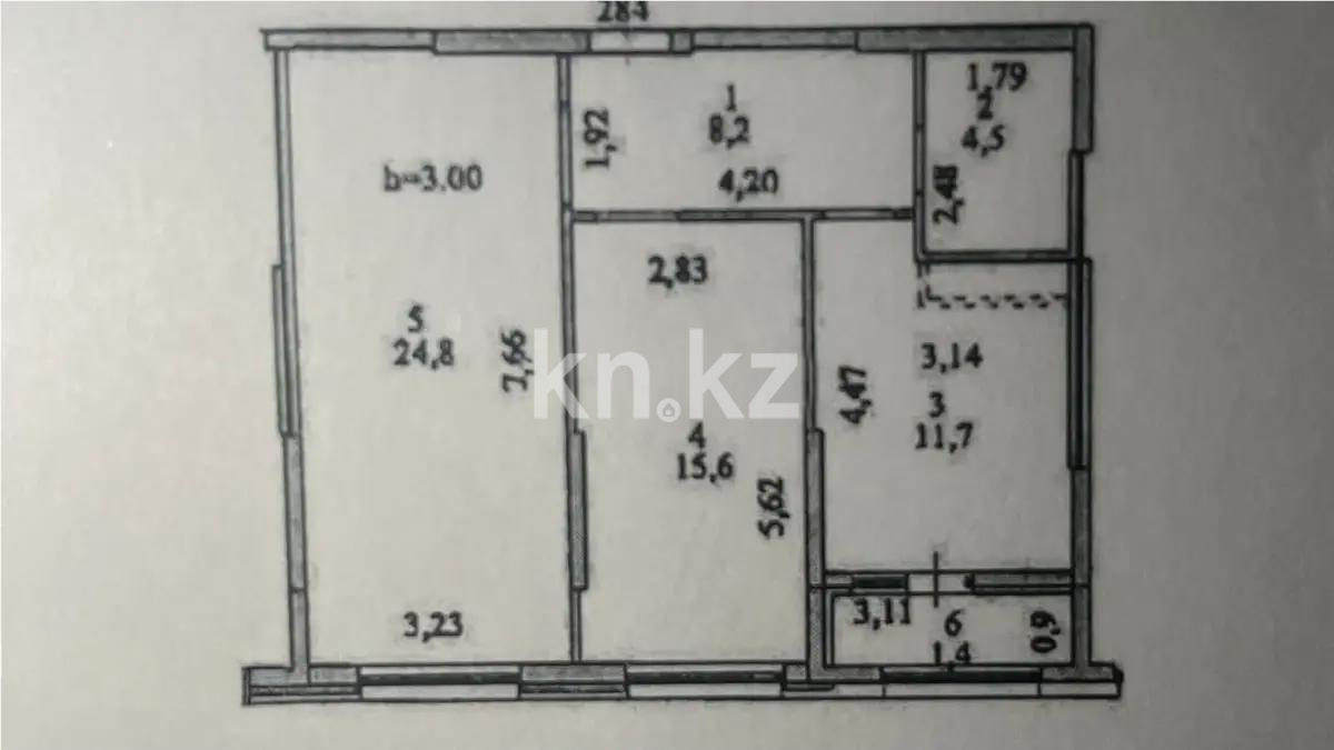 Продажа 3-комнатной квартиры, 67 м² - Продажа  трехкомнатных квартир в новостройках Астаны без посредников фото 5 из 5