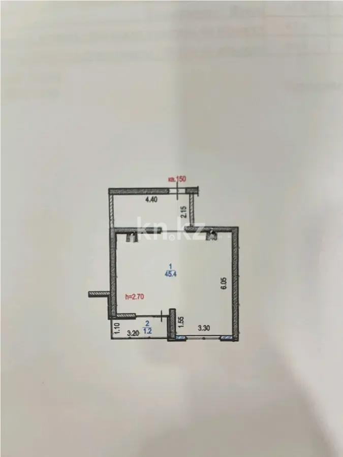 Продажа 1-комнатной квартиры, 46.6 м², мкр-н Шугыла, дом  340/35 - Продажа  однокомнатных квартир в Алматы без посредников фото 1 из 1