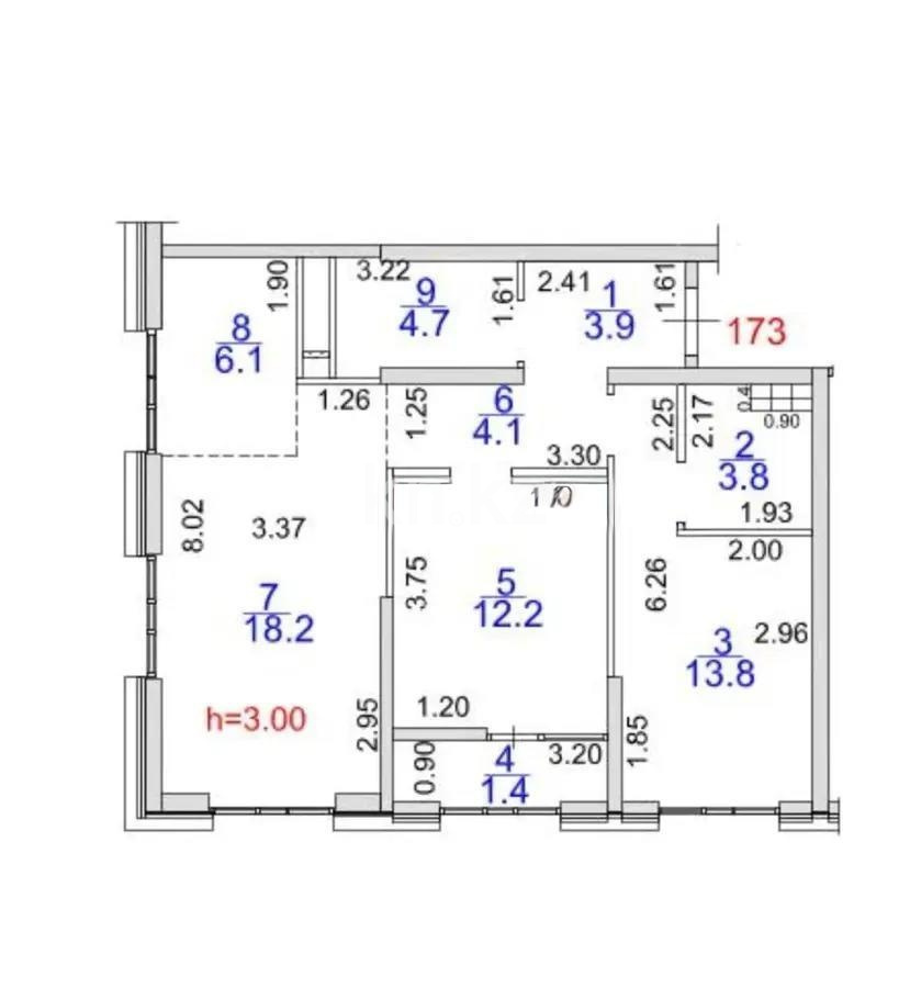 Продажа 3-комнатной квартиры, 68 м² - Продажа трехкомнатных квартир от собственников в Алматы - страница 18 фото 1 из 1