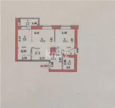 Продажа 2-комнатной квартиры, 57.6 м² - Продажа двухкомнатных квартир от собственников в Казахстане фото 4 из 4