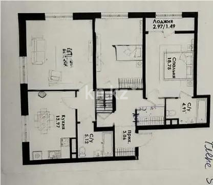 Продажа 3-комнатной квартиры, 91.44 м² - Продажа квартир в новостройках Алматы без посредников - страница 4 фото 1 из 1