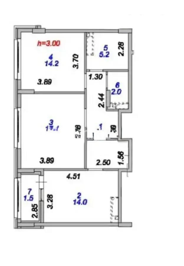 Продажа 2-комнатной квартиры, 65 м², пр. Туран, дом  39/2 стр в Астане