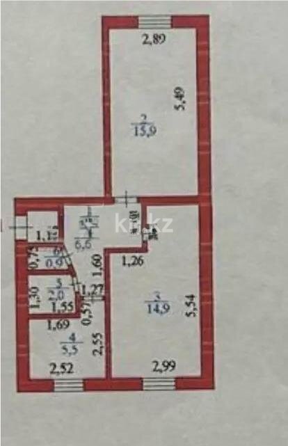 Продажа 2-комнатной квартиры, 45.8 м² в Астане - фото 5