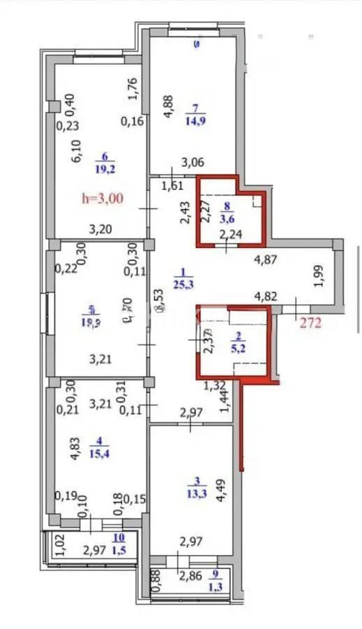 Продажа 4-комнатной квартиры, 114.7 м² - Недвижимость в Астане фото 1 из 1