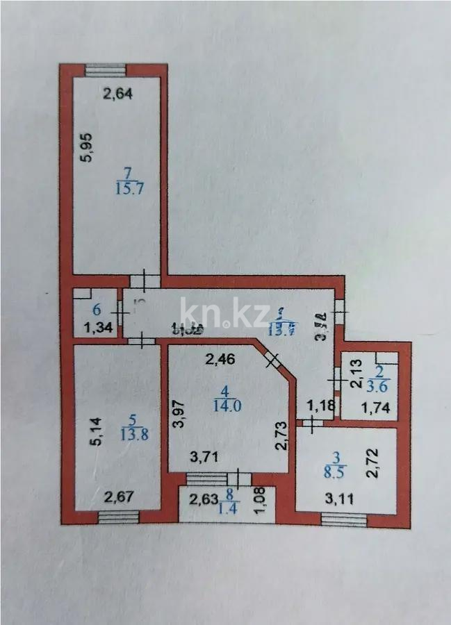 Продажа 3-комнатной квартиры, 73 м² - Недвижимость в Астане - страница 11 фото 1 из 1