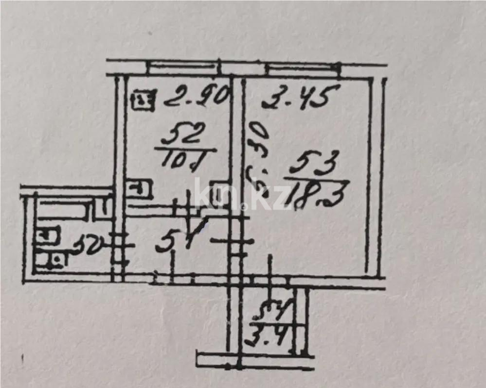 Продажа 1-комнатной квартиры, 40.5 м² - Продажа квартир в Алматы фото 4 из 4
