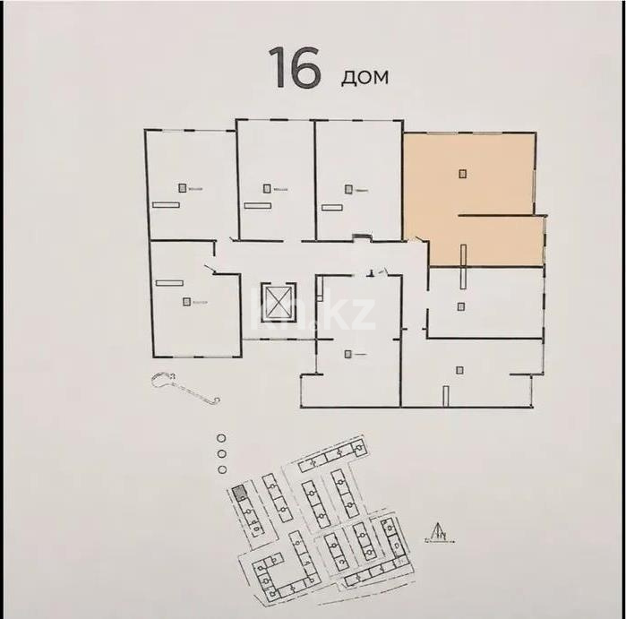 Продажа 3-комнатной квартиры, 71 м² - Продажа квартир в новостройках Алматы - страница 5 фото 1 из 1