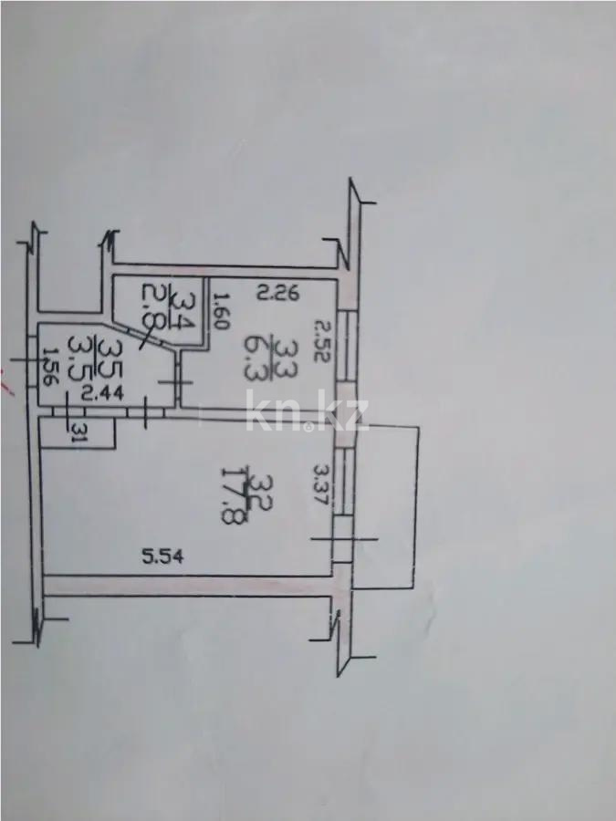 Продажа 1-комнатной квартиры, 31.1 м² - Продажа однокомнатных квартир от собственников в Алматы - страница 68 фото 3 из 3