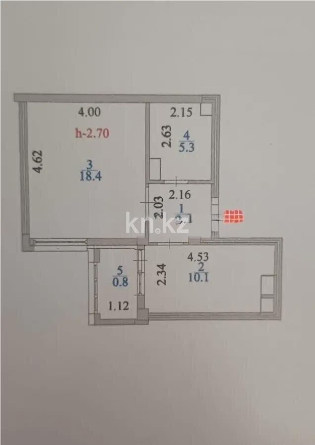 Продажа 1-комнатной квартиры, 39 м² в Астане - фото 4