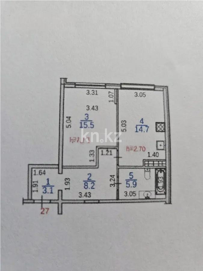 Продажа 1-комнатной квартиры, 49 м², ул. Даулеткерея, дом  163а - Продажа  однокомнатных квартир в Алматы фото 1 из 1