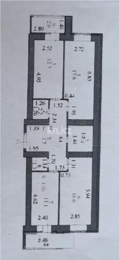 Продажа 3-комнатной квартиры, 85 м² в Астане - фото 6