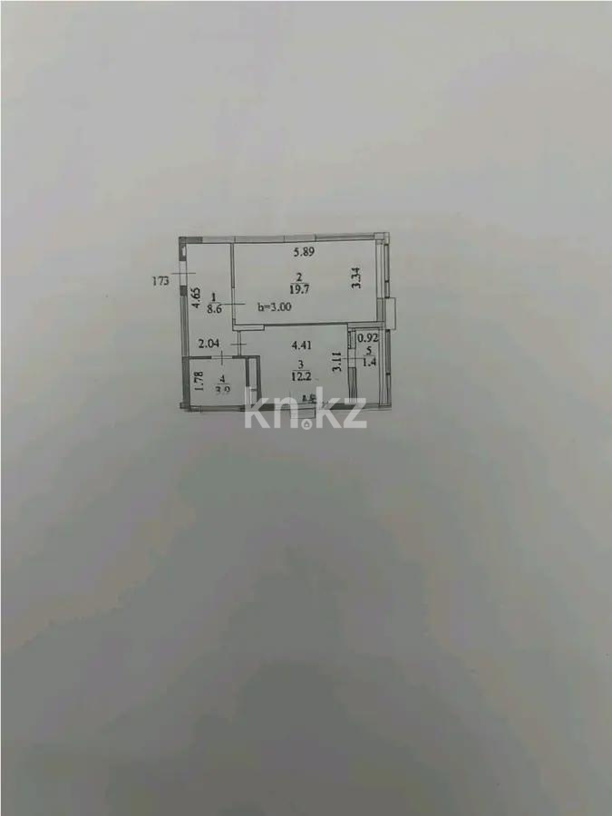 Продажа 1-комнатной квартиры, 45.2 м², ул. Сыганак, дом  4 стр в Астане