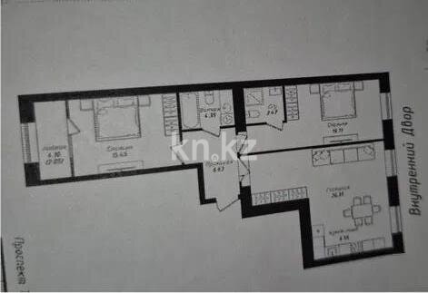 Продажа 3-комнатной квартиры, 84 м² в Астане - фото 3