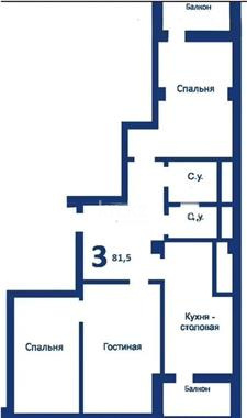 Продажа 3-комнатной квартиры, 81.5 м² - Продажа квартир в Караганде - страница 62 фото 14 из 14